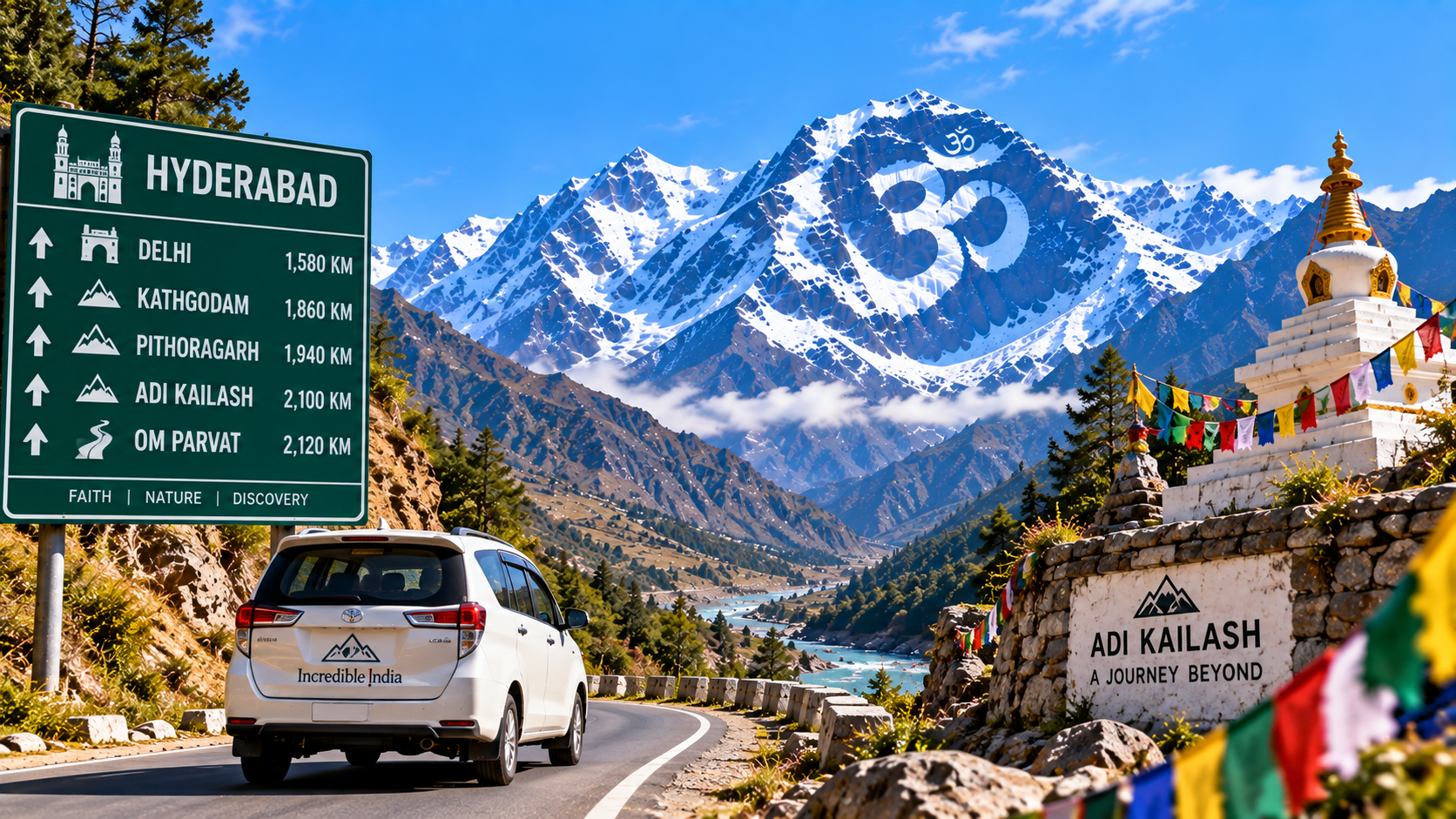 Hyderabad to Adi Kailash Tour Itinerary—A Complete Guide for a Holy Himalayan trip